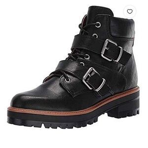 Indigo RD. Women's Black Buckle Accent Boots
